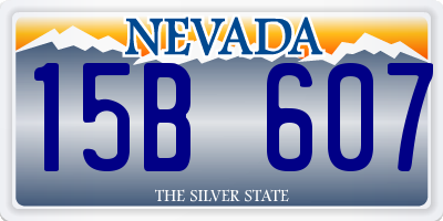 NV license plate 15B607