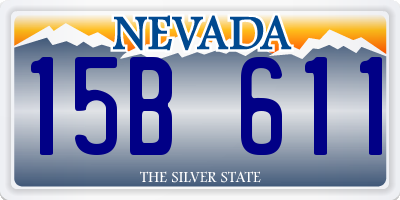 NV license plate 15B611