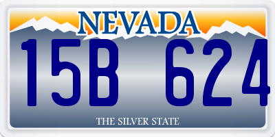 NV license plate 15B624