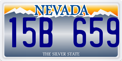 NV license plate 15B659