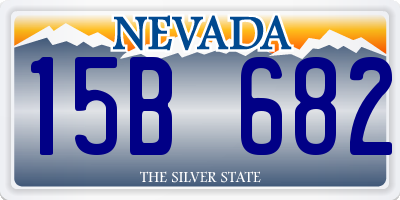 NV license plate 15B682