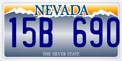 NV license plate 15B690