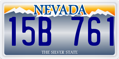 NV license plate 15B761