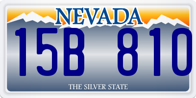 NV license plate 15B810