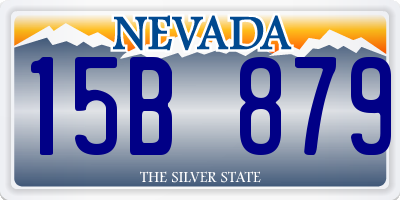 NV license plate 15B879