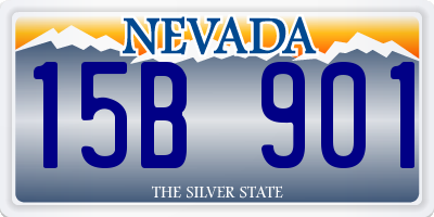 NV license plate 15B901