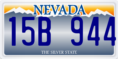 NV license plate 15B944
