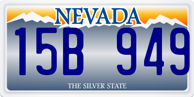 NV license plate 15B949