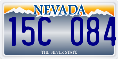 NV license plate 15C084