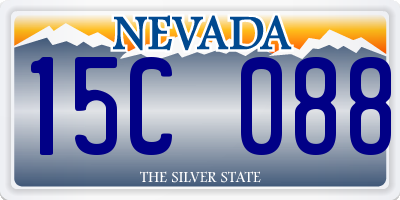 NV license plate 15C088