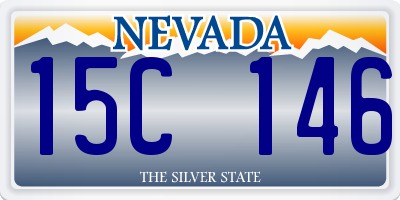 NV license plate 15C146