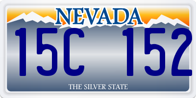 NV license plate 15C152