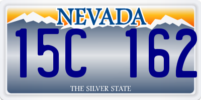 NV license plate 15C162