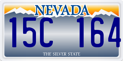 NV license plate 15C164