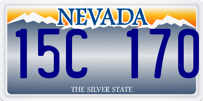 NV license plate 15C170