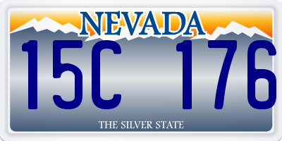 NV license plate 15C176