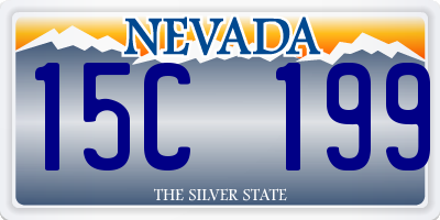 NV license plate 15C199