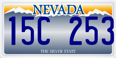 NV license plate 15C253