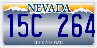 NV license plate 15C264
