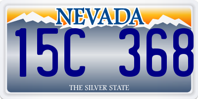 NV license plate 15C368