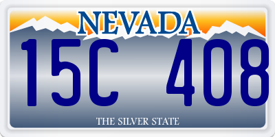 NV license plate 15C408