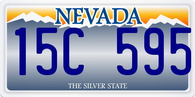 NV license plate 15C595