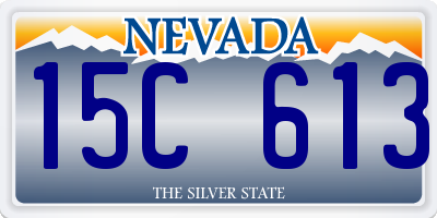 NV license plate 15C613