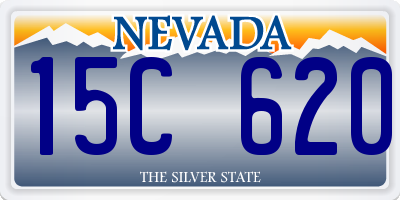 NV license plate 15C620