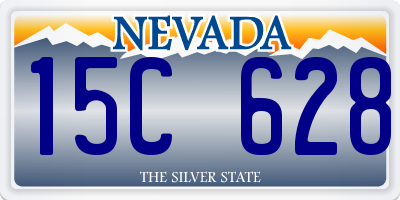 NV license plate 15C628