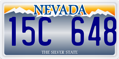 NV license plate 15C648