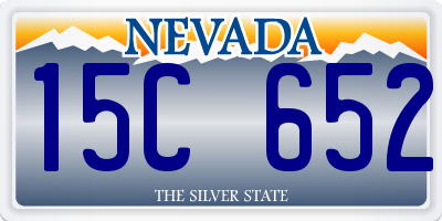 NV license plate 15C652