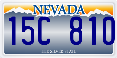 NV license plate 15C810