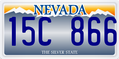 NV license plate 15C866