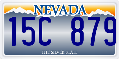 NV license plate 15C879