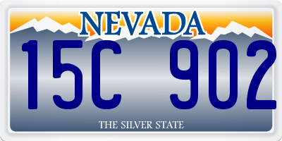 NV license plate 15C902