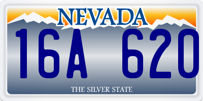 NV license plate 16A620