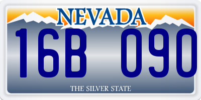NV license plate 16B090