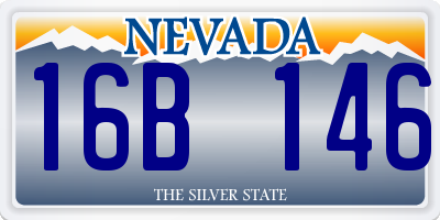 NV license plate 16B146