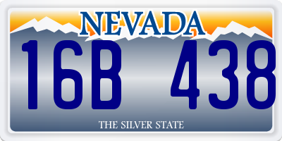 NV license plate 16B438