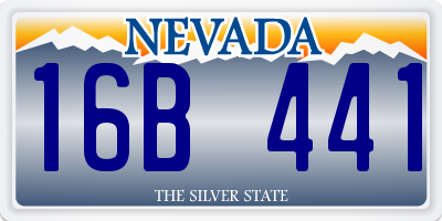 NV license plate 16B441
