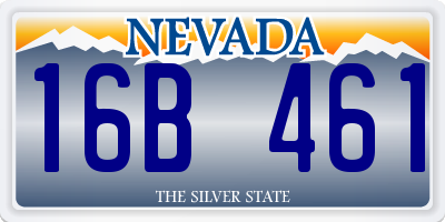 NV license plate 16B461