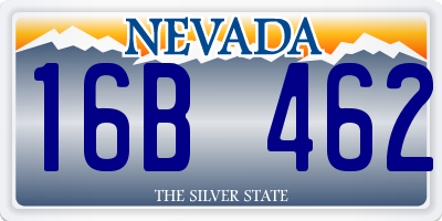 NV license plate 16B462
