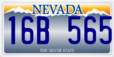 NV license plate 16B565