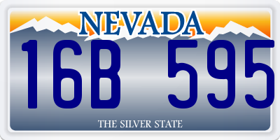 NV license plate 16B595