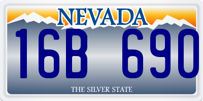 NV license plate 16B690