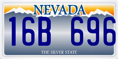 NV license plate 16B696