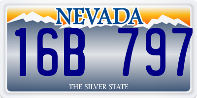 NV license plate 16B797