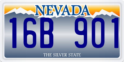 NV license plate 16B901