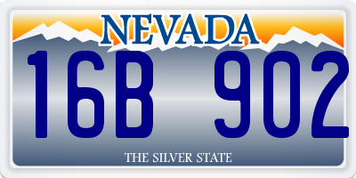 NV license plate 16B902