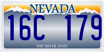 NV license plate 16C179